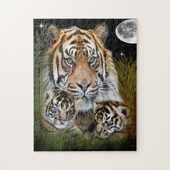 Quebra-cabeça Tigre (Vertical)
