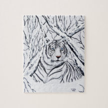 Tigre Branco Misturando