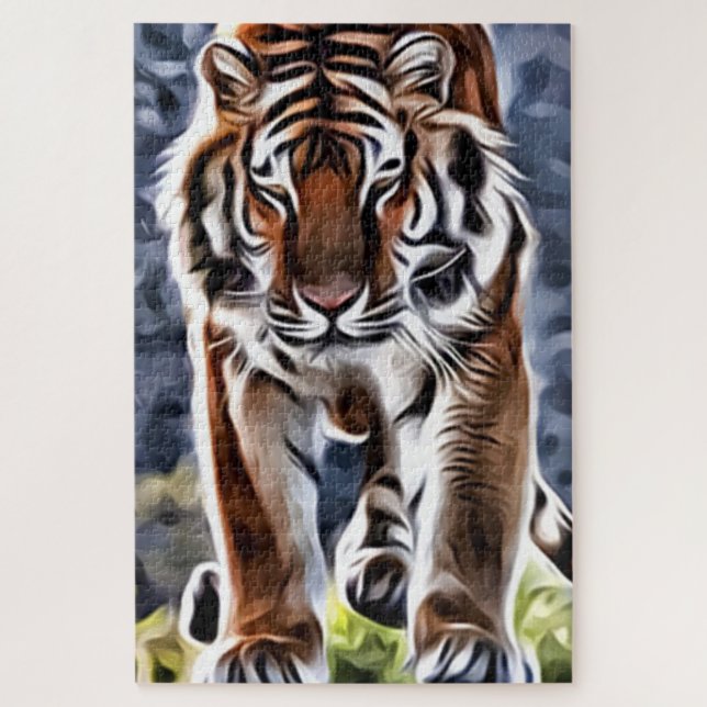 Quebra-cabeça Tigre de Estalagem (Vertical)