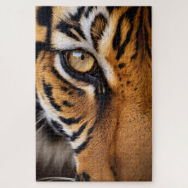 Quebra-cabeça Tigre Feroz de 20" x 30", 1014 peças