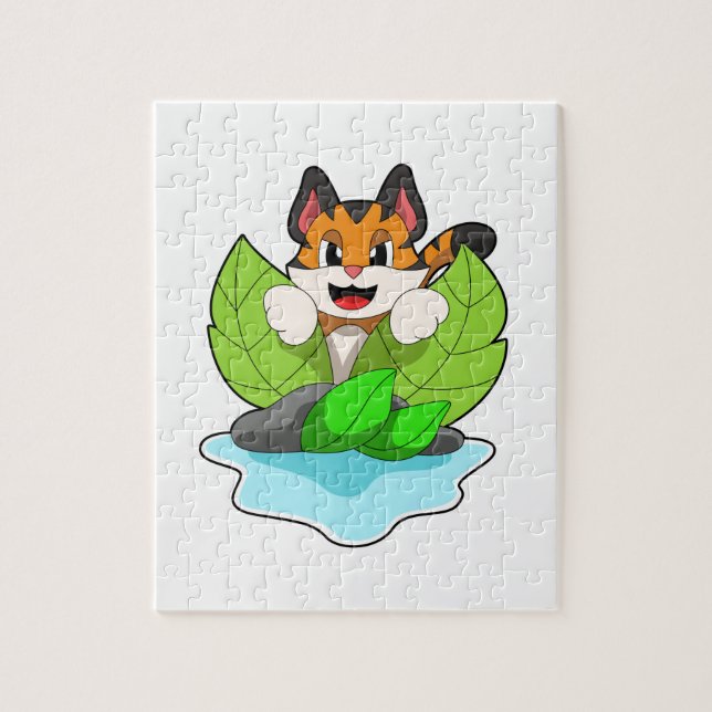 Quebra-cabeça Tigre na Caça (Vertical)