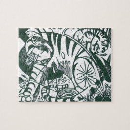 Quebra-cabeça Tigre por Franz Marc, Essionismo Vintage