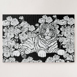 Quebra-cabeça Tigre Sábio