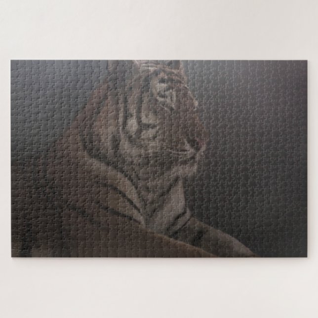 Quebra-cabeça Tigre Sedoso (Horizontal)