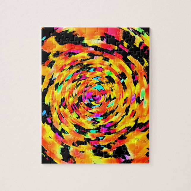 Quebra-cabeça Tigress Abstrato (Vertical)