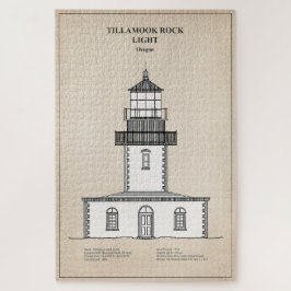 Quebra-cabeça Tillamook Rock Lighthouse - Oregon - SBD