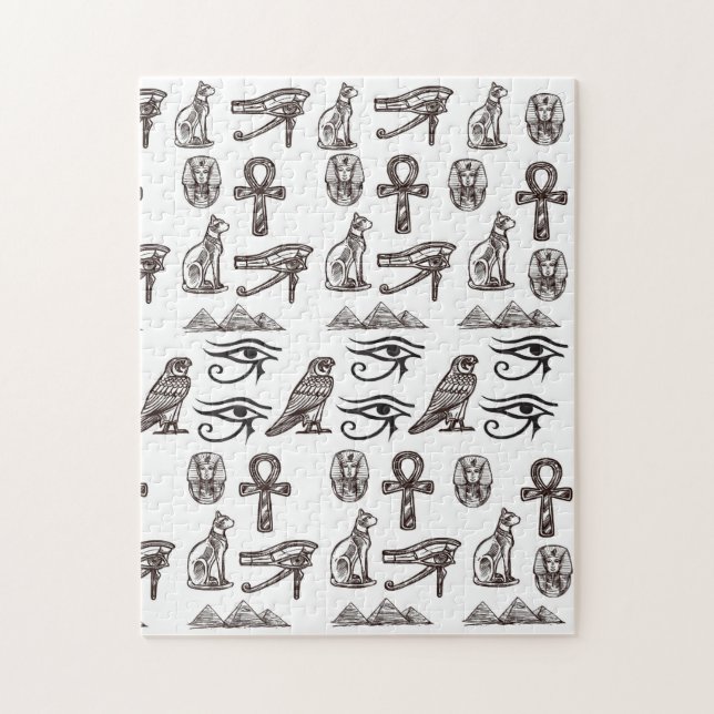 Quebra-cabeça Timeless Egyptian Antiquities Digital Patterns (Vertical)