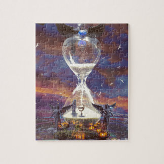 Quebra-cabeça Timeless puzzle hourglass clock