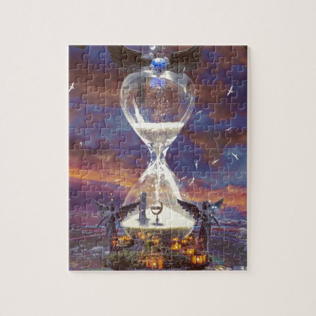 Quebra-cabeça Timeless puzzle hourglass clock (Vertical)