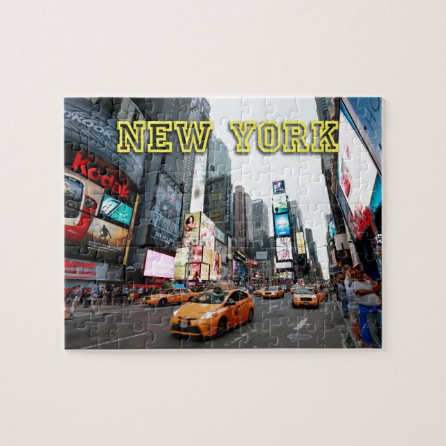 Quebra-cabeça Times Square Nova Iorque USA (Horizontal)
