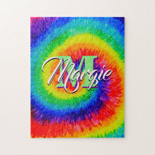 Quebra-cabeça Tinta de Álcool Rainbow Tie-Dye