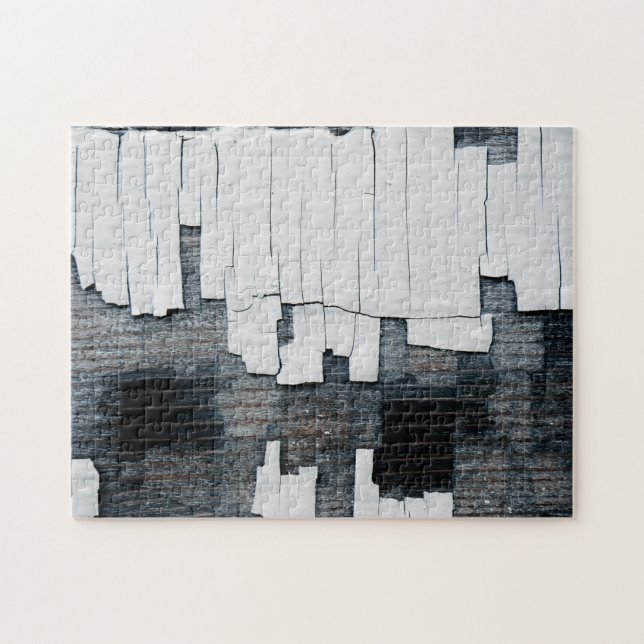 Quebra-cabeça Tinta de descasque em madeira (Horizontal)