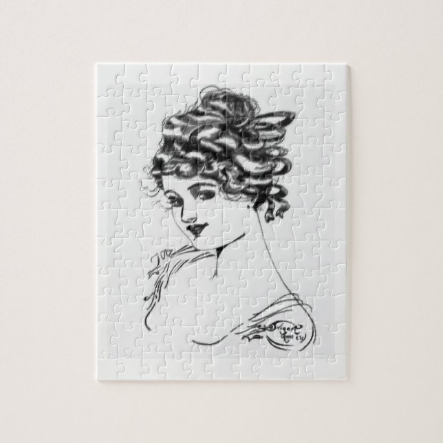 Quebra-cabeça Tinta de Nouveau da arte que tira Russell 1917 (Vertical)