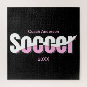 Quebra-cabeça Típica de futebol Abstrato de arte moderna