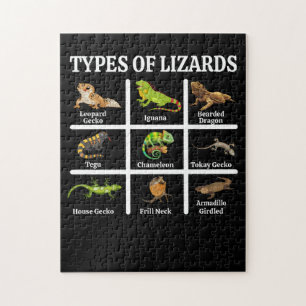 Quebra-cabeça Tipos de Répteis Lizard