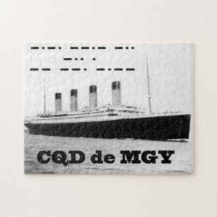 Quebra-cabeça Titanic CQD de MGY Sinal de socorro sem fio