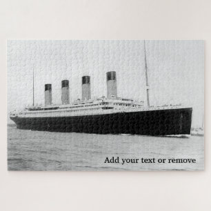 Quebra-cabeça Titanic saindo de Southampton em 10 de abril de 19