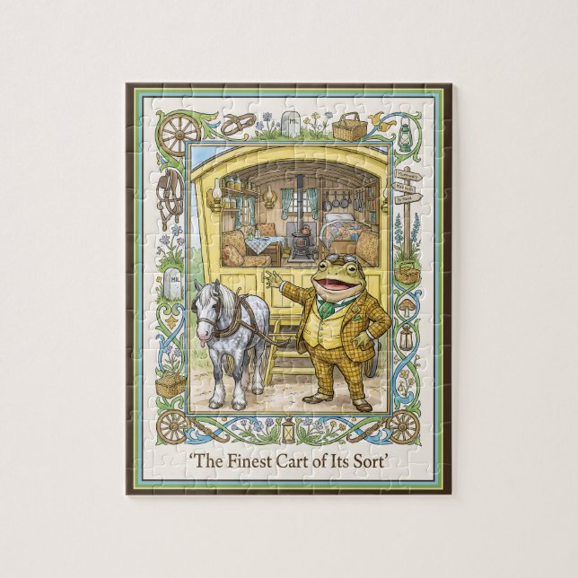 Quebra-cabeça Toad de Toad Hall Na Estrada Puzzle (Vertical)