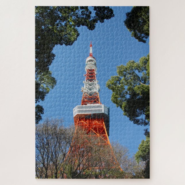 Quebra-cabeça Tokyo Tower, Japão 1014-pc (Vertical)