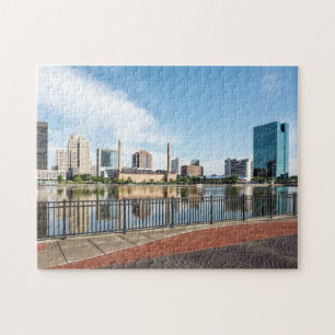 Quebra-cabeça Toledo Ohio City Skyline
