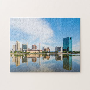 Quebra-cabeça Toledo Ohio City Skyline