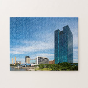 Quebra-cabeça Toledo Ohio City Skyline