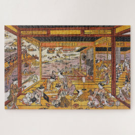 Quebra-cabeça Tomando a noite Legal pela ponte Ryōgoku