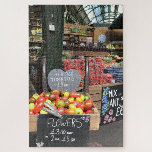 Quebra-cabeça Tomates, Borough Market, Londres, Reino Unido
