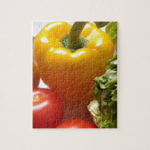Quebra-cabeça Tomates De Pimenta Produtos Hortícolas Alface Sau