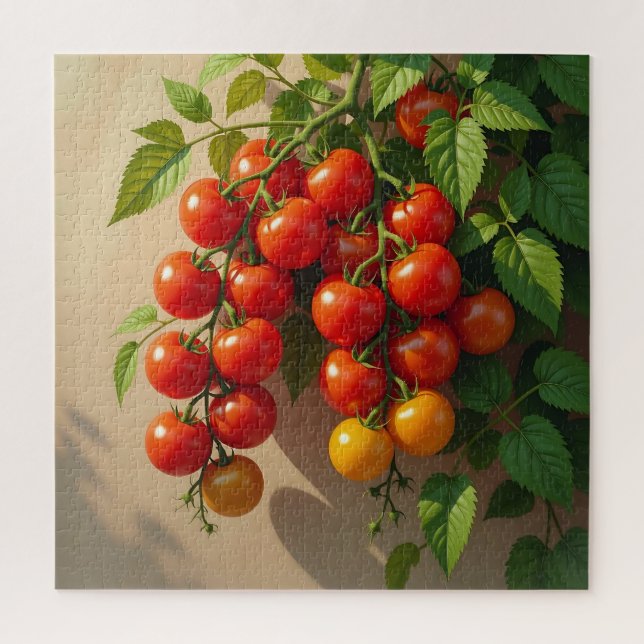 Quebra-cabeça Tomato Plant Gardening Themed Summer Vibes (Vertical)
