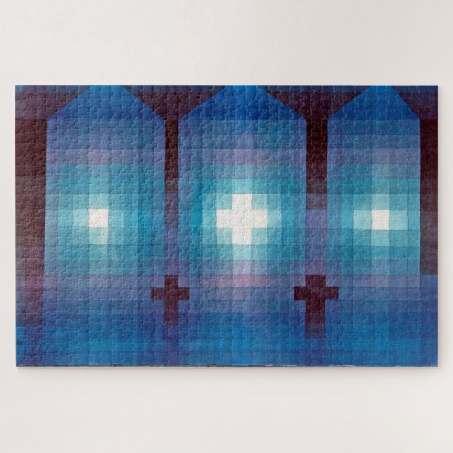 Quebra-cabeça Tomb em Três, Paul Klee (Horizontal)