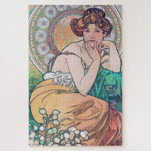 Quebra-cabeça Topaz (Quatro Joias), Alphonse Mucha