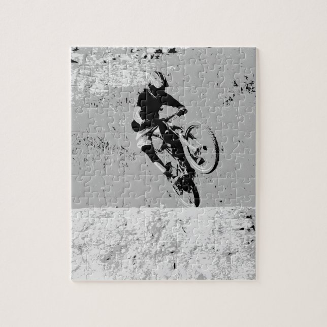 Quebra-cabeça Topo da Montanha - Montanha Biker (Vertical)