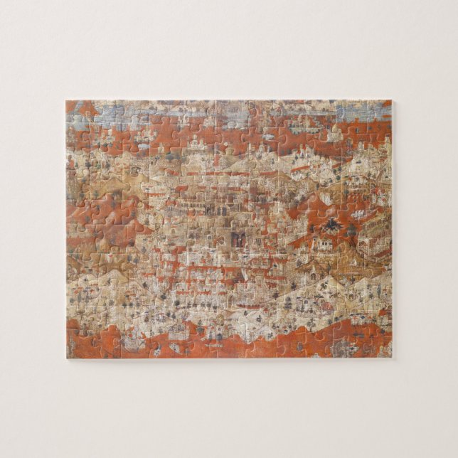 Quebra-cabeça Topografia do século XV de Palestina da Terra (Horizontal)