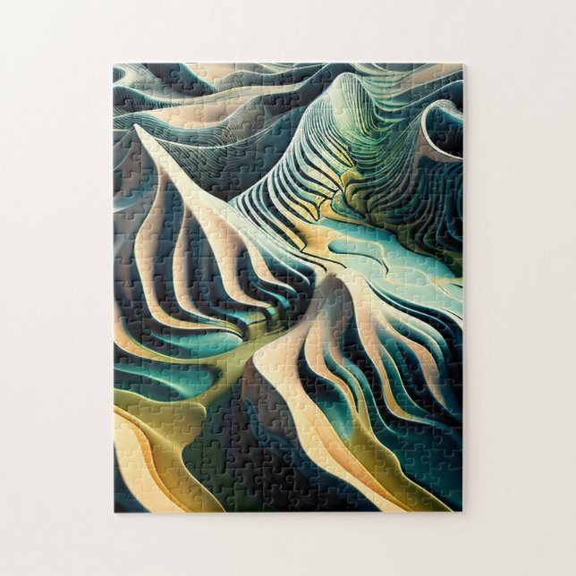 Quebra-cabeça Topographic Currents (Vertical)