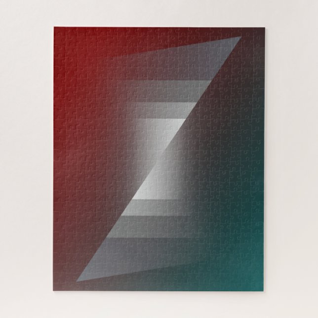 Quebra-cabeça Torção de cinza na lágrima (Vertical)