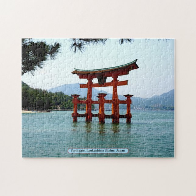 Quebra-cabeça Torii gate, Itsukushima Shrine, Japão (Horizontal)