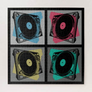 Quebra-cabeça Torneiras de Arte Pop Retro