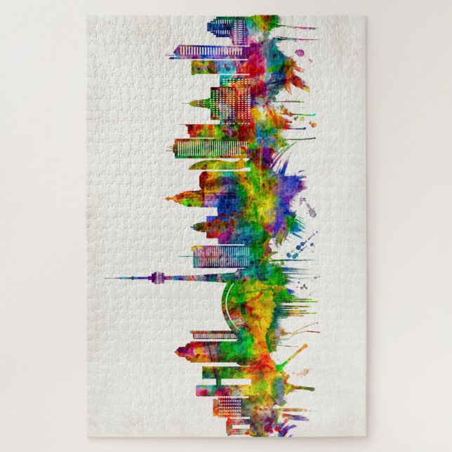 Quebra-cabeça Toronto Canada Skyline (Vertical)