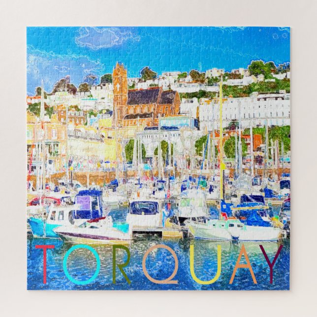 Quebra-cabeça Torquay, Devon, Reino Unido (Vertical)