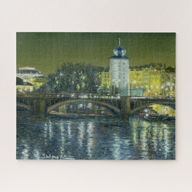 Quebra-cabeça "Torre Água Šitkov" (Horizontal)