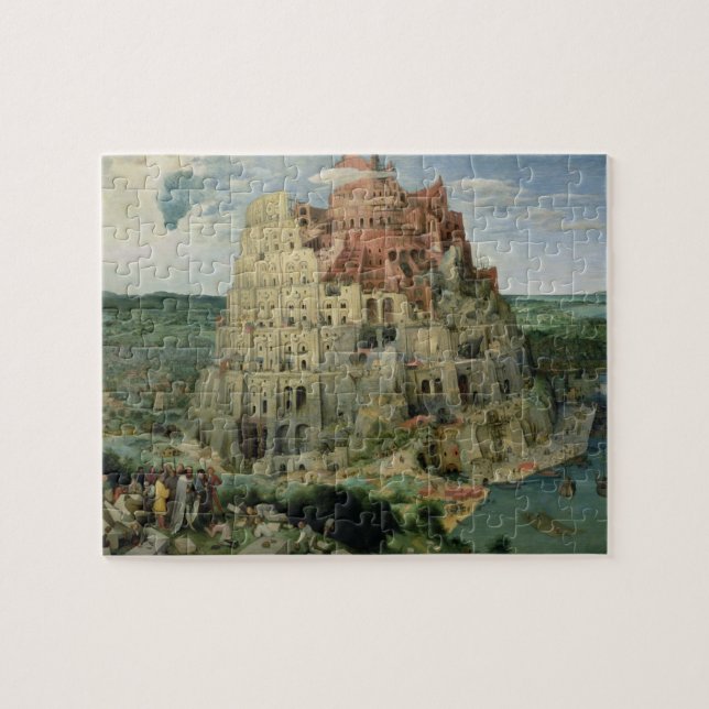 Quebra-cabeça Torre de Babel, 1563 (óleo no painel) (Horizontal)