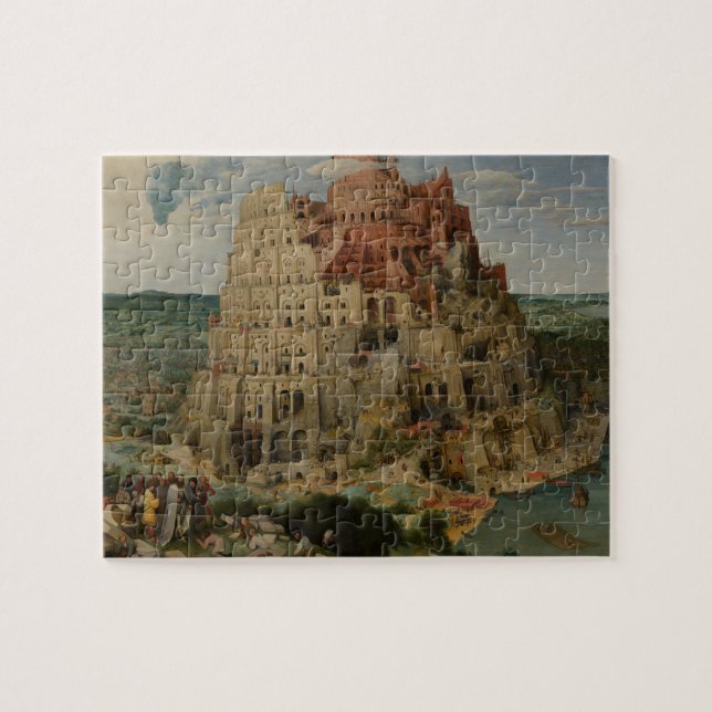 Quebra-cabeça Torre de Babel de Peter Bruegel, o Velho (Horizontal)