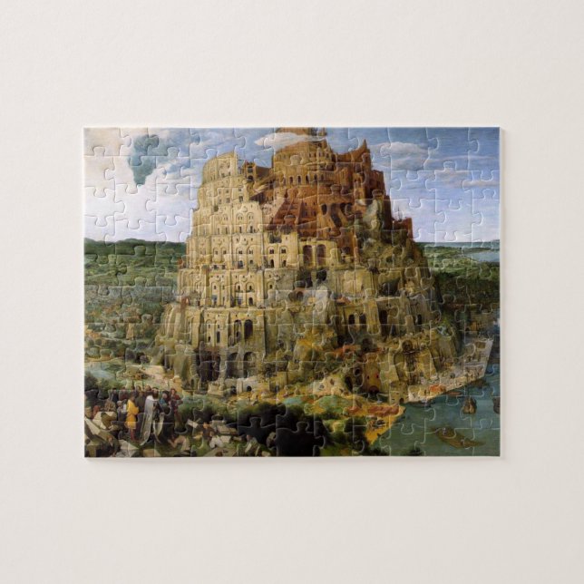Quebra-cabeça Torre de Babel por Brueghel (Horizontal)