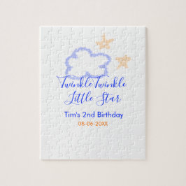 Quebra-cabeça Torre de reluz pequeno aniversário de estrela lara