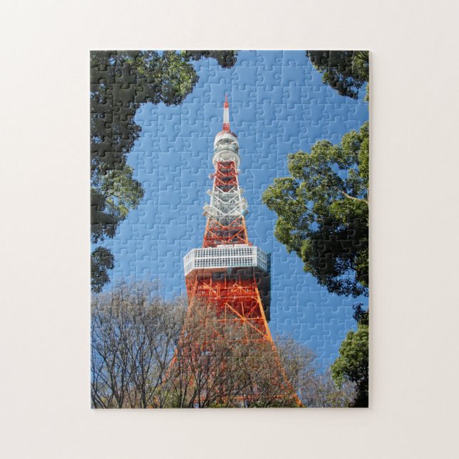 Quebra-cabeça Torre de Tóquio, Japão 252 pc (Vertical)