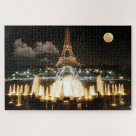 Quebra-cabeça Torre Eiffel à Noite.