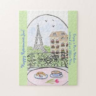 Quebra-cabeça Torre Eiffel de Paris Caprichosa APOSENTADORIA