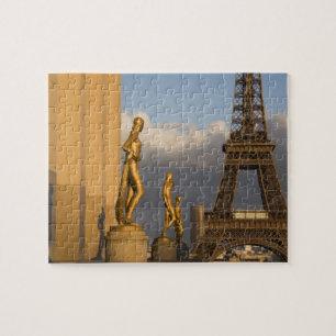 Quebra-cabeça Torre Eiffel do Palácio de Chaillot, Paris,