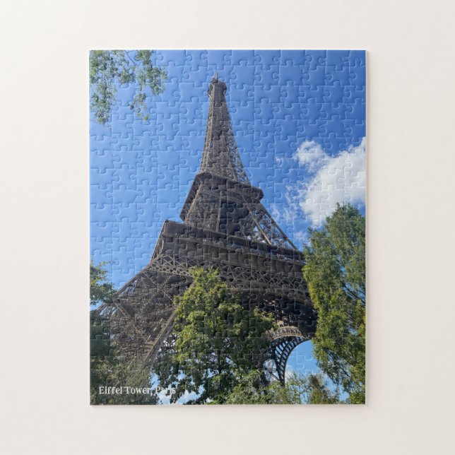 Quebra-cabeça Torre Eiffel, Paris, França  (Vertical)
